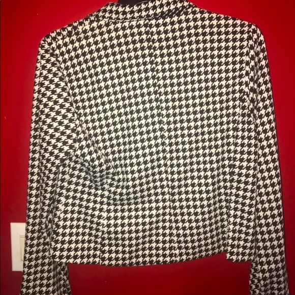 Metaphor black & white checkered Suit Blazer - Picture 2 of 8